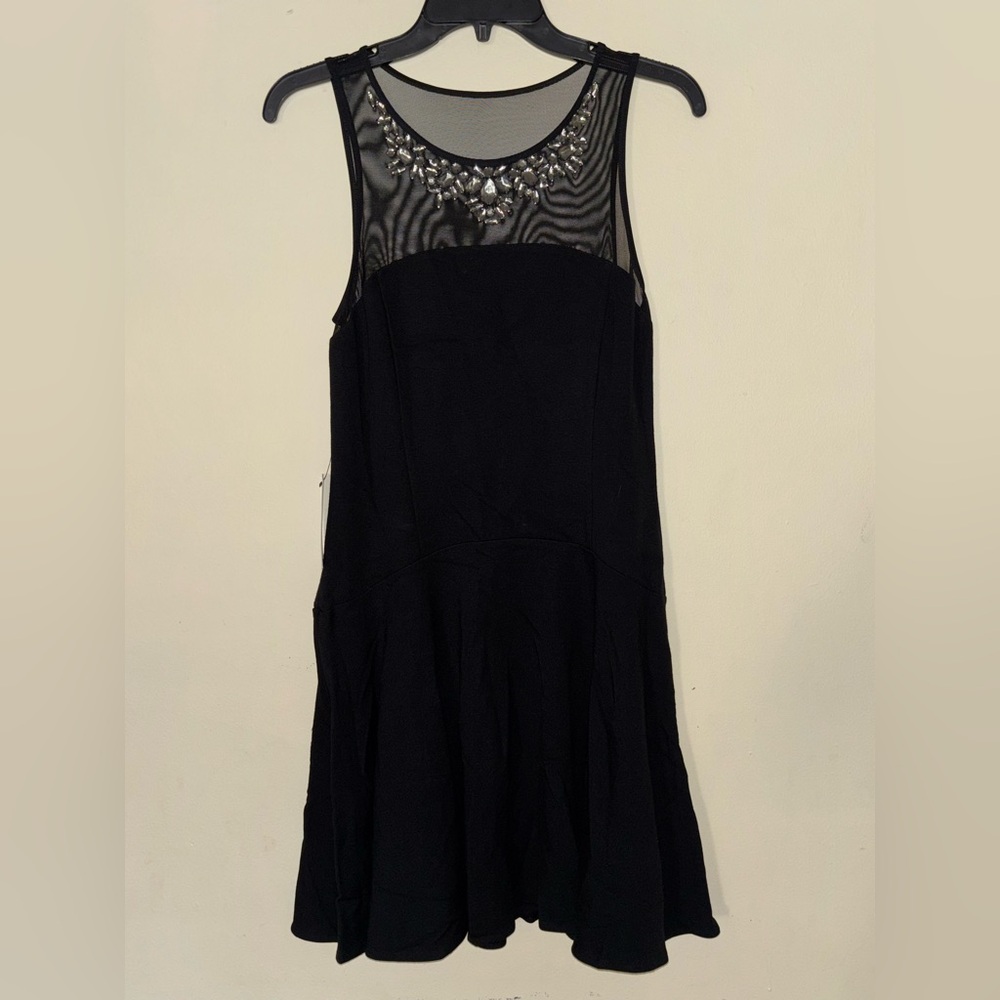 Express Black Dress with Embellished